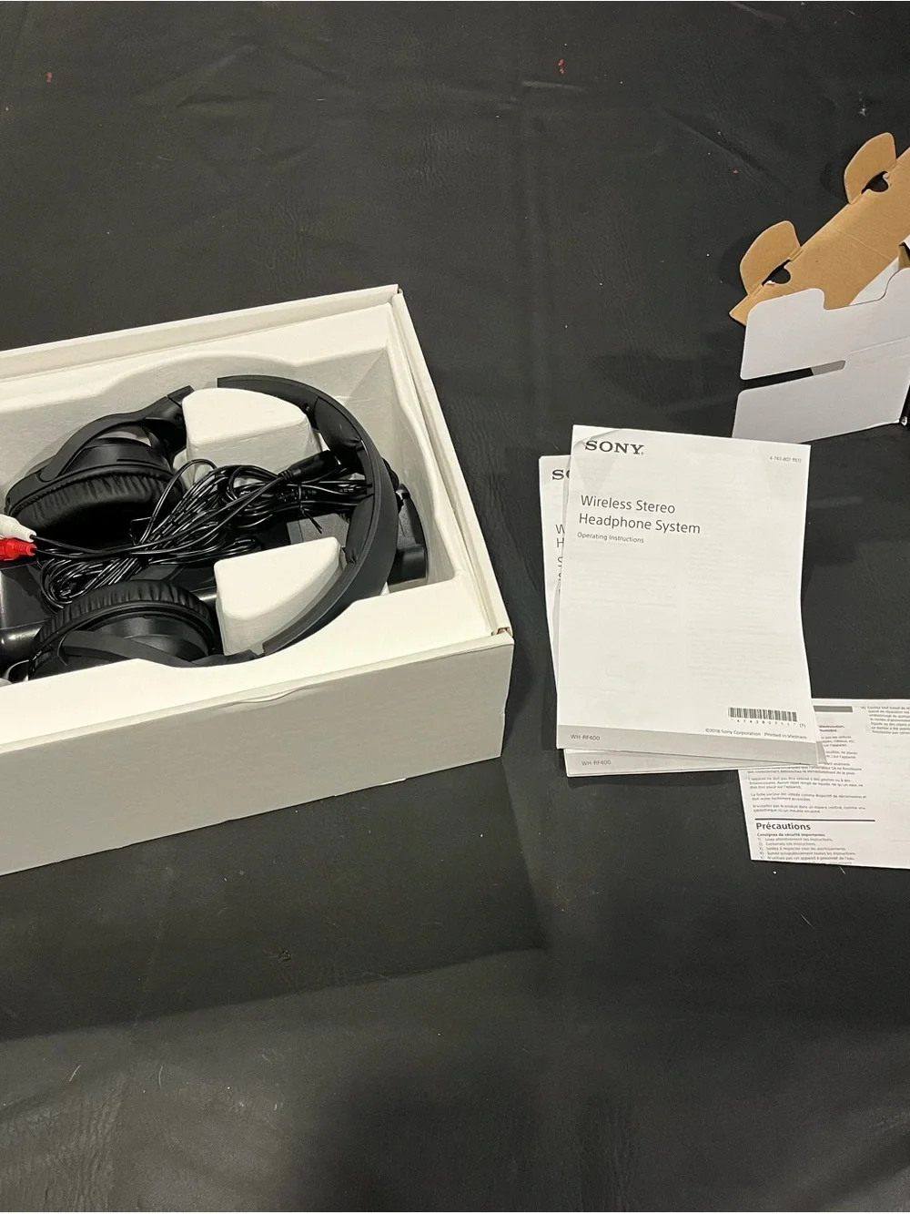 Sony WH-RF400 Wireless Headphones - Black